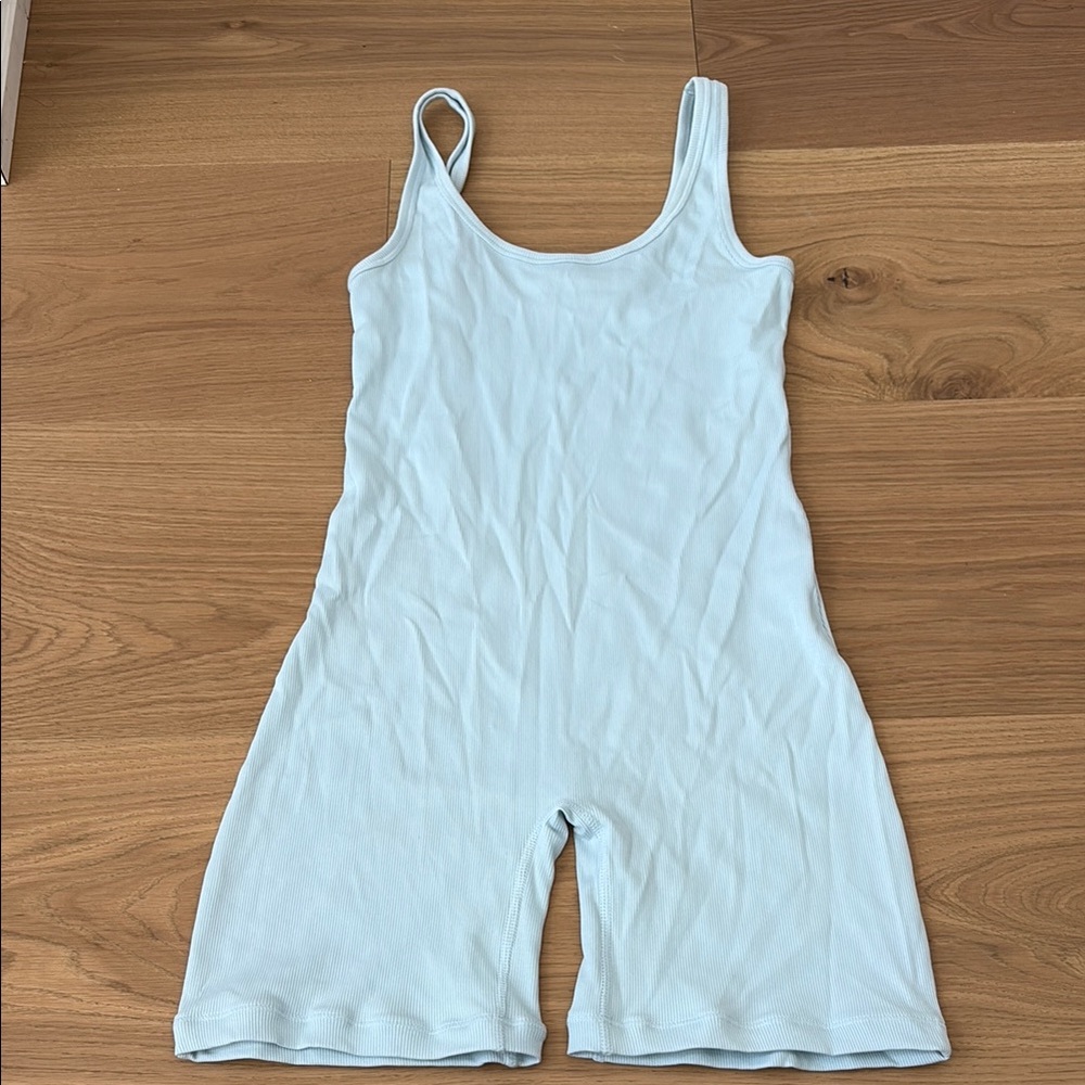 Brunette The Label Light Blue Romper